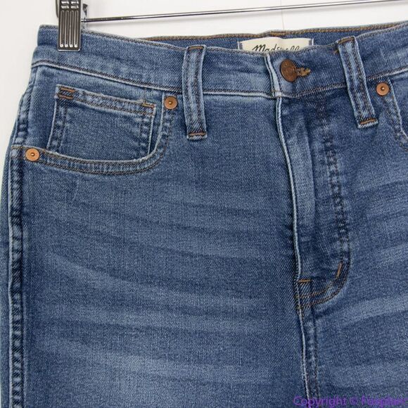 NEW Madewell 10" High-Rise Skinny Crop Jeans in Bradfield Wash, 27 - Picture 9 of 16